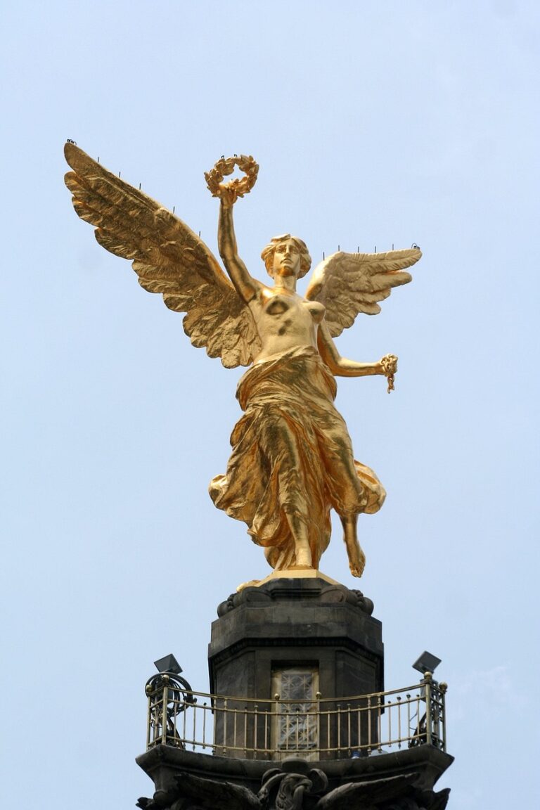 angel of independence, mexico, cdmx, avenida reforma, sculpture, statue, bronze, at, crown, monument to independence, 1910, neoclassic